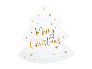 Merry Christmas Tree Napkins