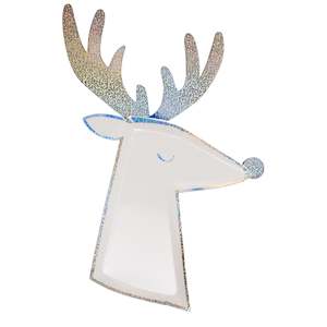 Sparkle Reindeer Plates