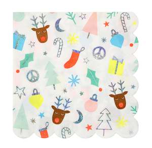 Christmas: Festive Fun Large Napkins