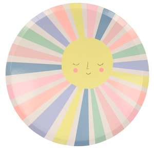 Rainbow Sun Dinner Plates