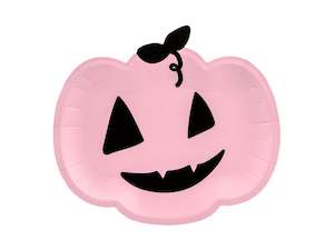 Plates: Pink Pumpkin Plates