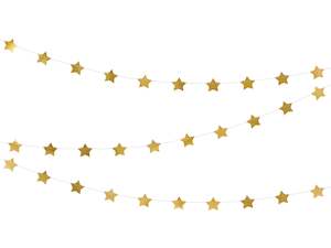 Party Garlands: Gold Star Garland