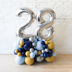 Customised Number Balloon Pedestal