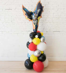 Super Hero Theme Balloon Column