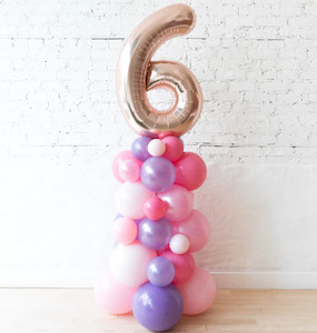 Number Balloon Pedestal