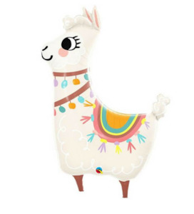 Foil Balloons: Loveable Llama Foil Balloon