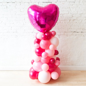 Customer Favourites: Valentine’s Day & Anniversary Balloon Column – Personalised