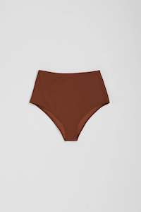 Swimwear: Basic High Bottom Cocoa