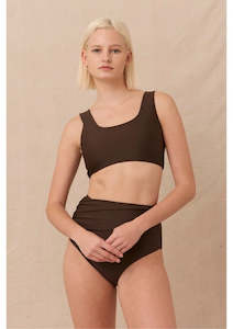 Hakea: Dune Crop Top Earth