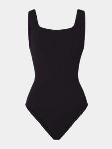Frontpage: Coverage Square Neck Swim Black