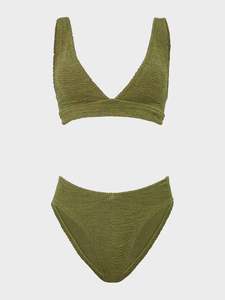 Angel Bikini Metallic Moss