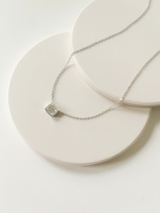 Best Sellers: Marlowe Moissanite Pendant Silver