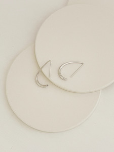 Clementine Hoops Silver