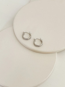 Juniper Hoops Silver
