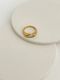 Oval Stone Ring Clear