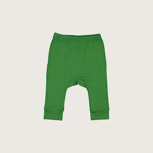 Merino baby slouch pants moss green Mello Merino