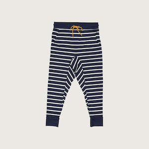 Products: Merino slouch pants navy Breton stripes Mello Merino