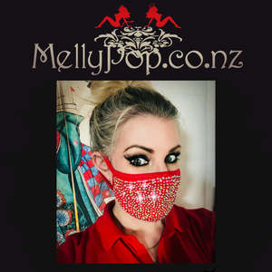 Mellypop Masks: Red Crystal mask