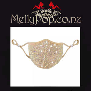 Mellypop Masks: Nude Crystal mask