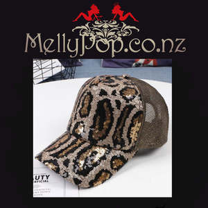 Mellypop Masks: Sequin Leopard Hat