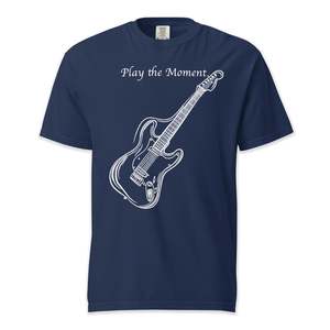 Frontpage: Play the Moment – Electric Guitar | Comfort Colors Premium Music T-Shirt