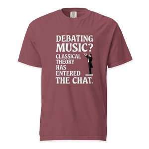 Frontpage: Classical Takes the Lead | Comfort Colors Premium Music T-Shirt