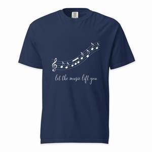 Let the Music Lift You | Comfort Colors Premium Music T-Shirt