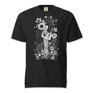 Guitarist in Bloom T-Shirt | Comfort Colors Premium Music T-Shirt