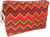 Products: Cosmetic Clutch - Bright Zig Zag