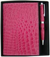 Croc style Notebook with Pen Set