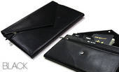 Travel Collection - Melric International: Travel/Document Wallet - Black