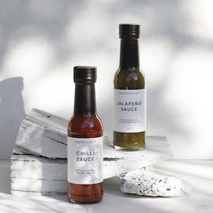 Homewares: Tasteology - Chilli Sauce and Jalapeno Sauce
