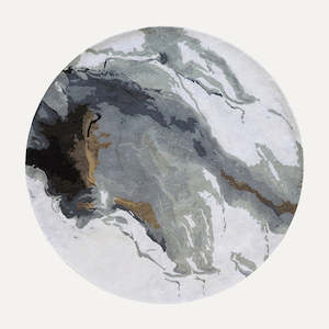 Rugs: Uluru Rug - Round Sandstone