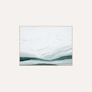 Hinterland Vista Blue - Framed Canvas