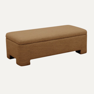 Ottomans Footstools: Bobbi Ottoman with Storage