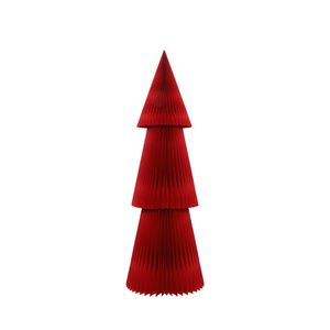 Homewares: Paper Christmas Tree - Medium Red