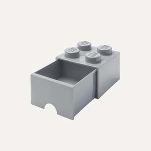 Lego: LEGO Brick - Light Grey 1 Drawer