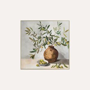 Wall Art: Olive Vase
