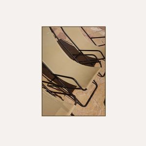 Wall Art: Beige Beach Chair