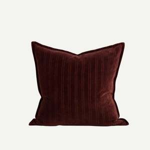 Stria Merlot Cushion