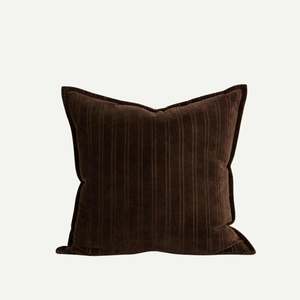 Stria Chocolate Cushion