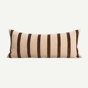 Huxley Natural/Chocolate Cushion