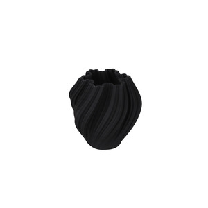 Amelie Black Ceramic Vase - Small