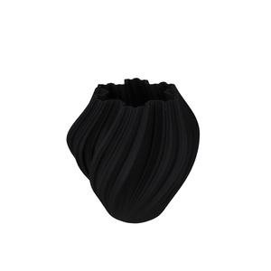 Amelie Black Ceramic Vase - Large