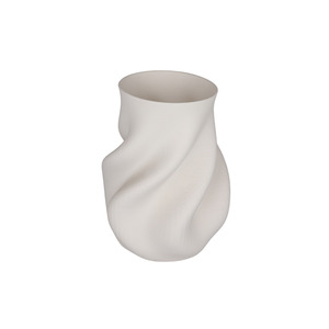 Bella White 3D Ceramic Vase - Large