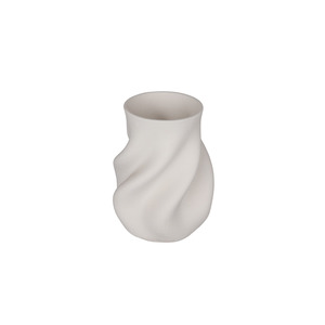 Bella White 3D Ceramic Vase - Small