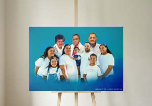 Digital Portraits: Digital Portrait Canvas (11-20 People)