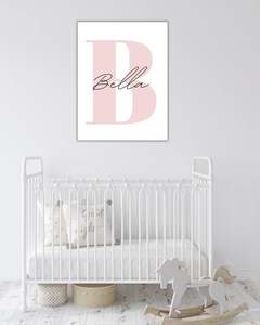 For The Little Ones: Personalised Alphabet Canvas