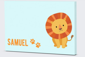 Little Ones Canvas- Lion