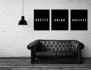 Home Decor: Hustle. Grind. Success
